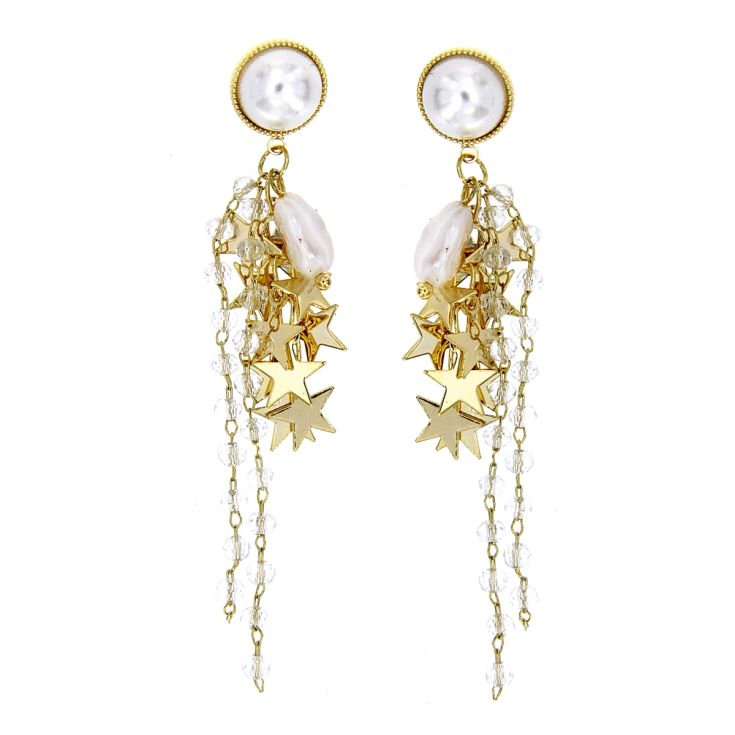 pendientes estrellas largos