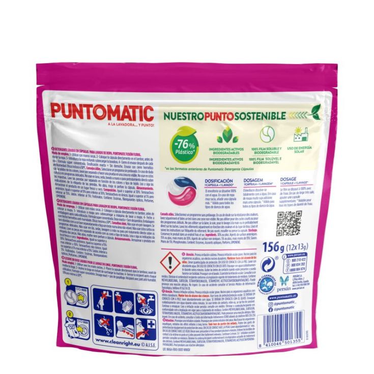 puntomatic capsulas floral 12 unidades