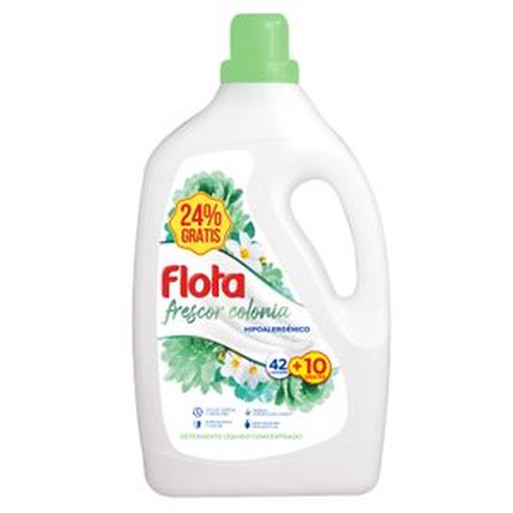 flota detergente liquido 42+10 lavados colonia