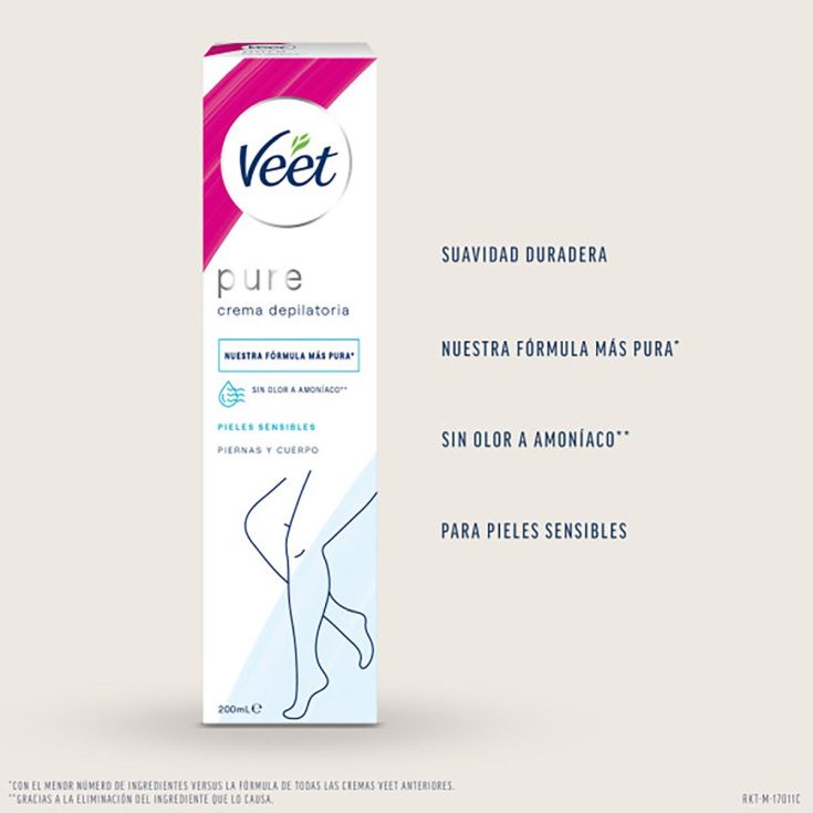 veet minima crema depilatoria cuerpo y piernas para piel sensible 200ml