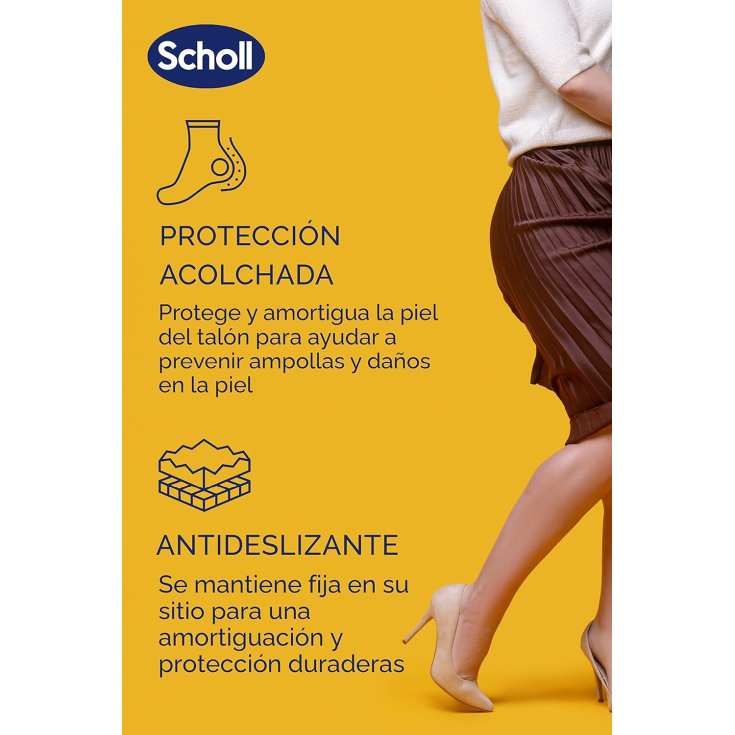 scholl party feet almohadillas protectoras talon 2 unidades