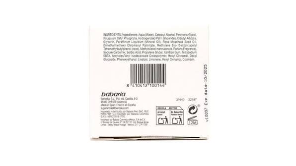 babaria crema facial antimanchas 50ml