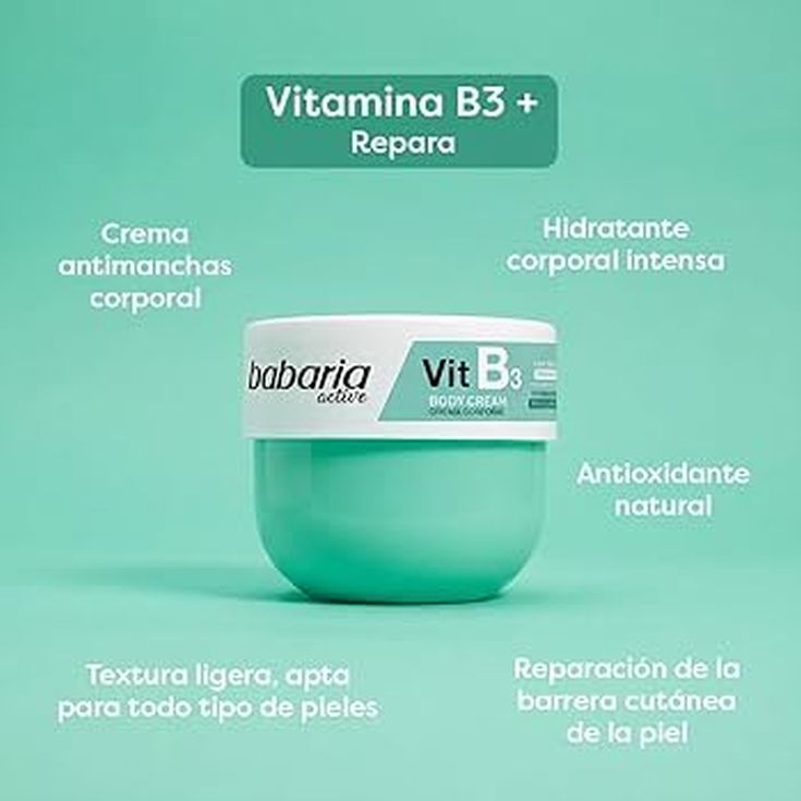 babaria crema corporal vitamina b3 400ml