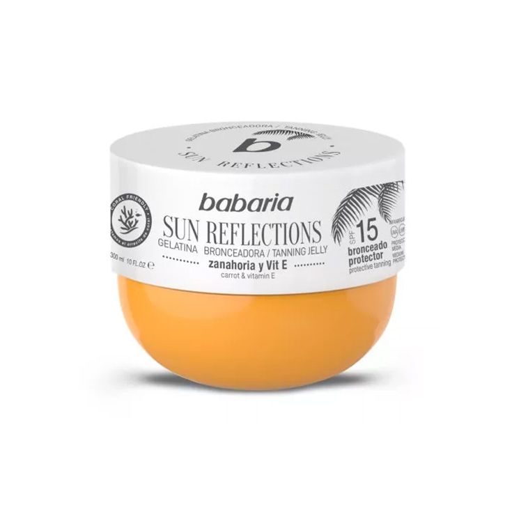 babaria sun spf15 gelatina bronceador solar gelatina zanahoria 300ml