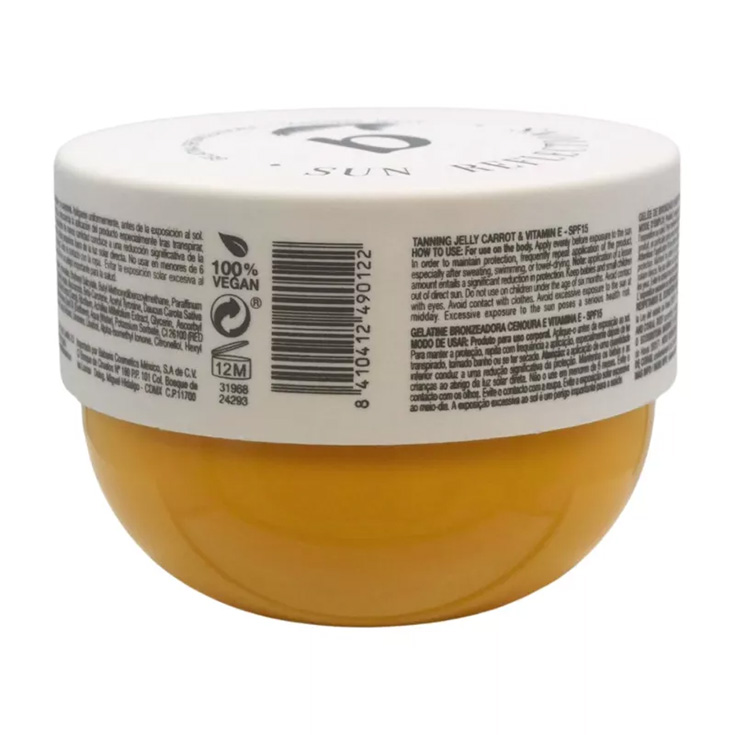 babaria sun spf15 gelatina bronceador solar gelatina zanahoria 300ml