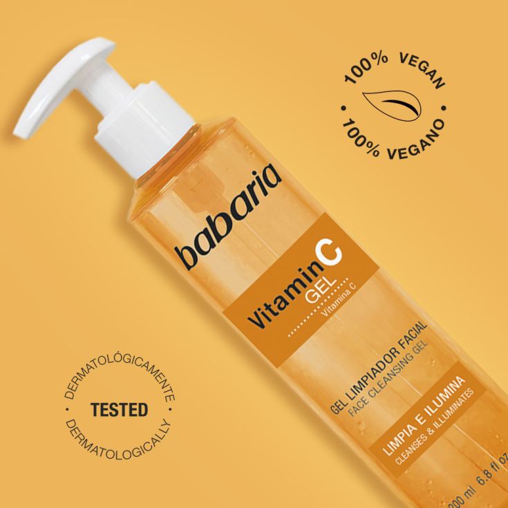 babaria gel limpiador vitamina c 200ml