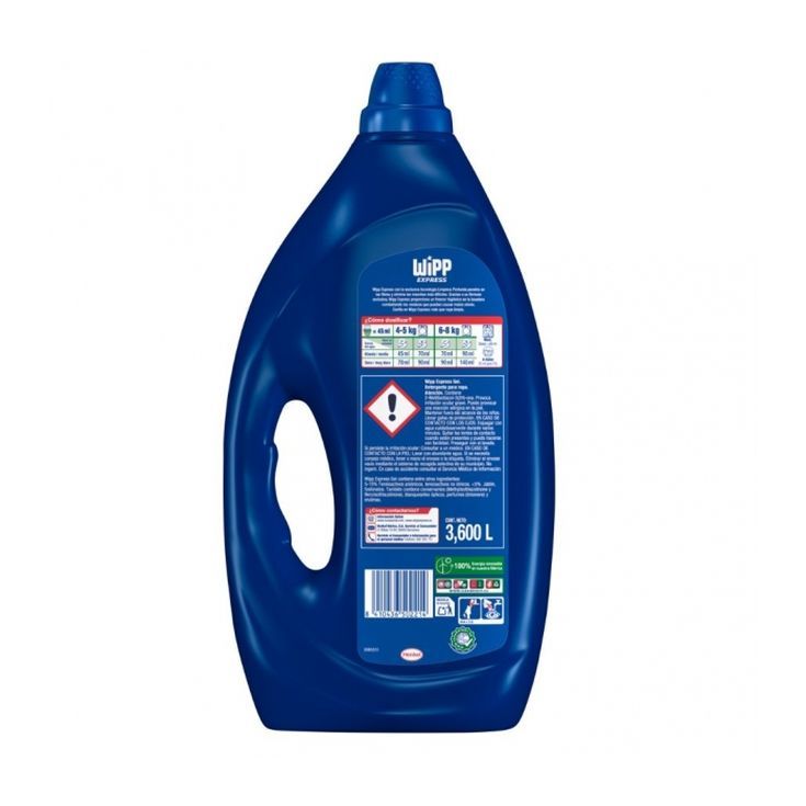 wipp express detergente gel 40 + 40 dosis