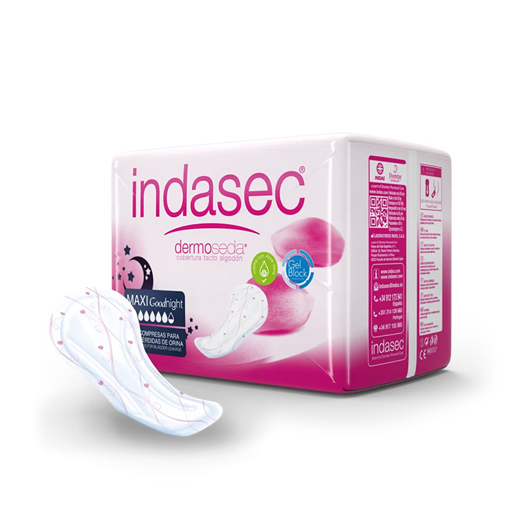 indasec dermoseda maxi night 12ud
