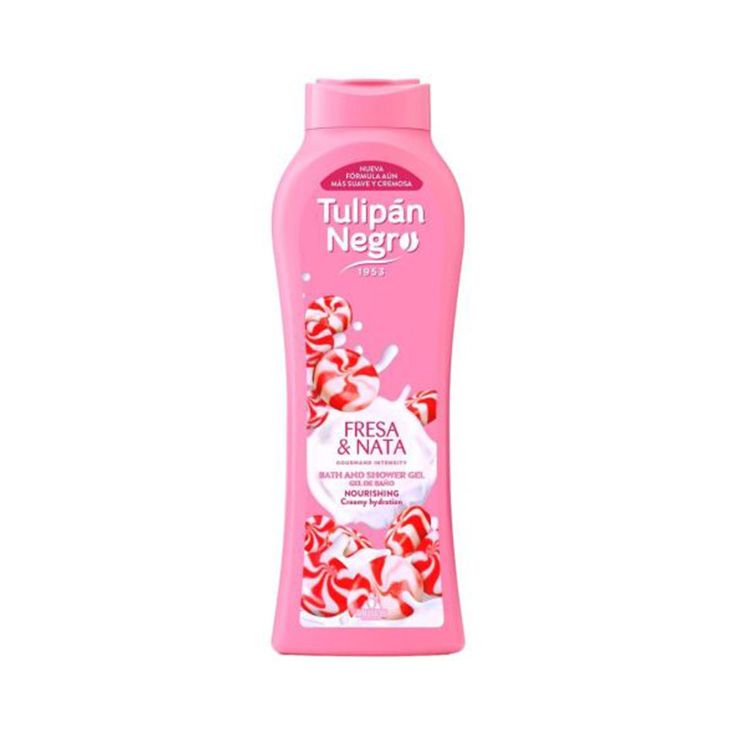 tulipan negro fresa nata gel de baño 650ml