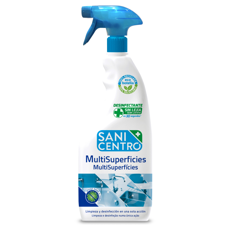 sanicentro multisuperficies desinfectante sin lejia pistola 750ml