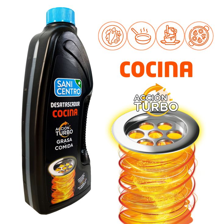 sanicentro desatascador cocina 1 litro