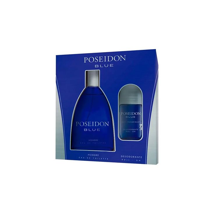 poseidon blue eau de toilette cofre 100ml+gel 250ml poseidon blue eau de toilette cofre 100ml+gel 250ml