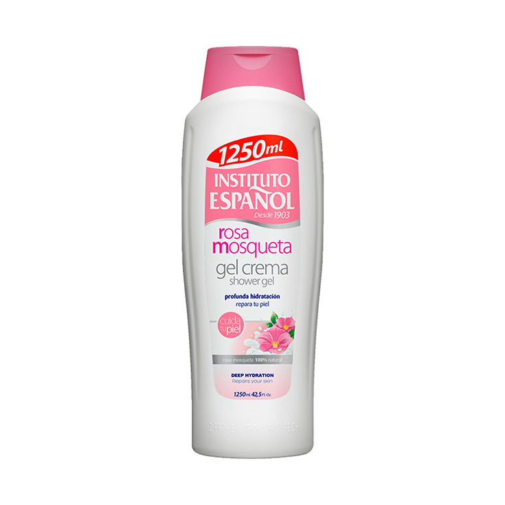 instituto español gel de ducha rosa mosqueta 1250ml