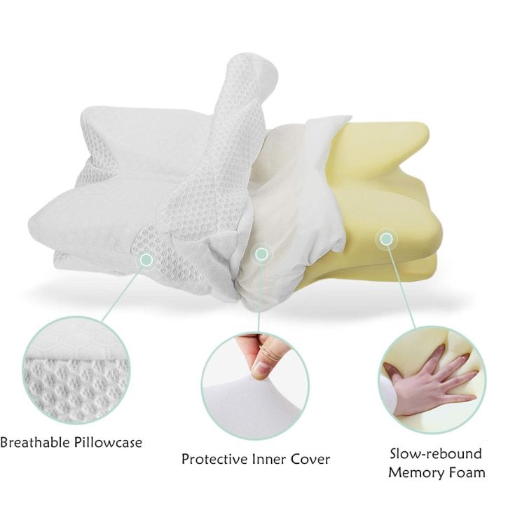 almohada ortopedica ergonomica memory foam grande