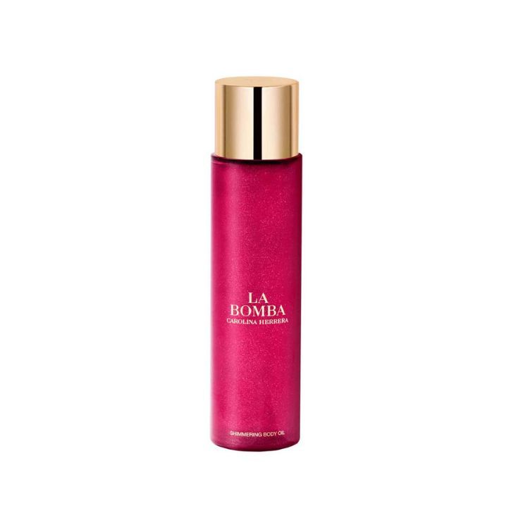 carolina herrera la bomba shimmering body oil 150ml