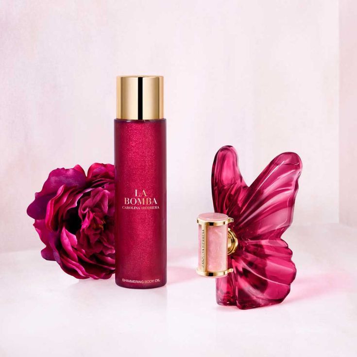 carolina herrera la bomba shimmering body oil 150ml