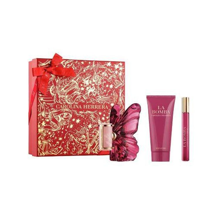 carolina herrera la bomba eau de parfum 80ml cofre 3 piezas carolina herrera la bomba eau de parfum 80ml cofre 3 piezas