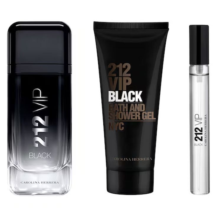 212 vip black 100ml cofre 3 piezas