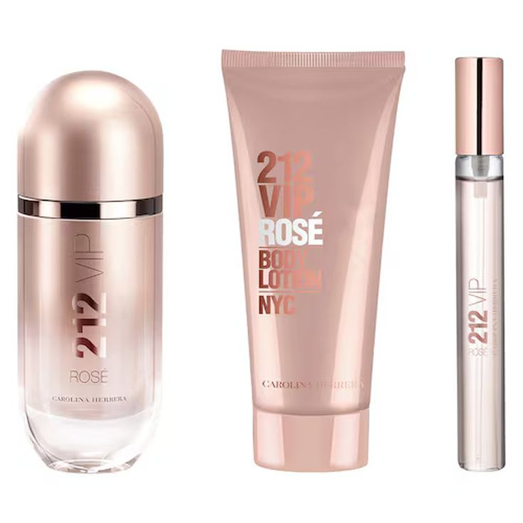 212 vip rose eau de parfum 80ml cofre 3 piezas