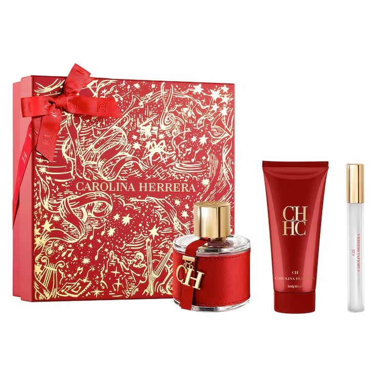 carolina herrera eau de toilette 100ml cofre 3 piezas carolina herrera eau de toilette 100ml cofre 3 piezas