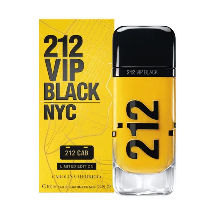 ch 212 vip black glam cab eau de parfum 100ml