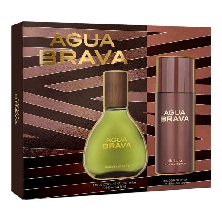 agua brava colonia 100ml estuche 2 piezas