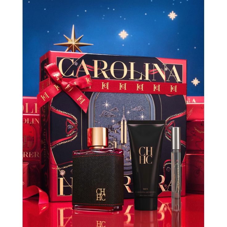 carolina herrera men eau de toilette 100ml cofre 3 piezas carolina herrera men eau de toilette 100ml cofre 3 piezas