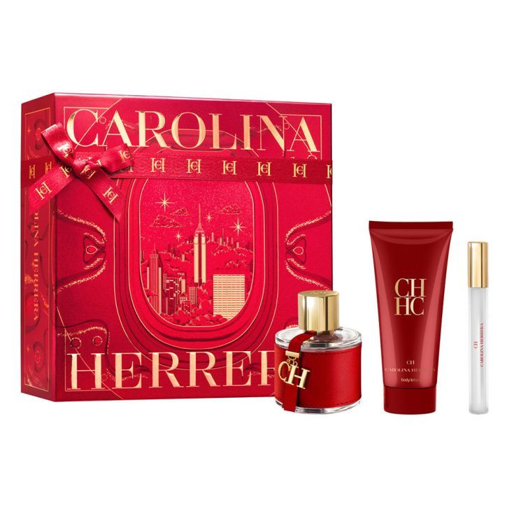 carolina herrara eau de toilette 100ml cofre 3 piezas