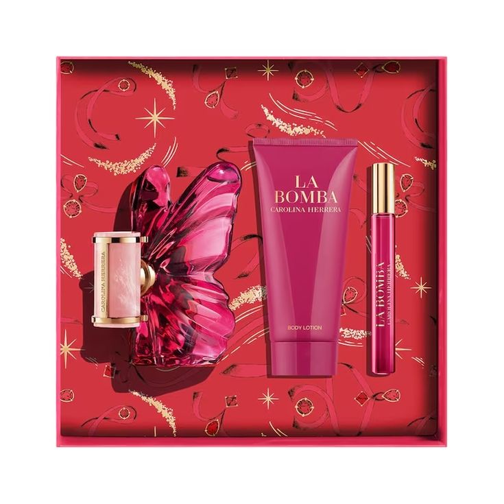 carolina herrera la bomba eau de parfum 80ml cofre 3 piezas carolina herrera la bomba eau de parfum 80ml cofre 3 piezas