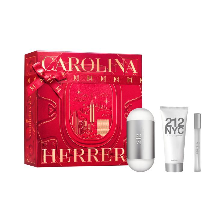 carolina herrera 212 woman eau de toilette 100ml cofre 3 piezas 