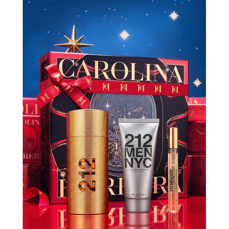 carolina herrera 212 men nyc eau de parfum 100ml cofre 3 piezas carolina herrera 212 men nyc eau de parfum 100ml cofre 3 piezas