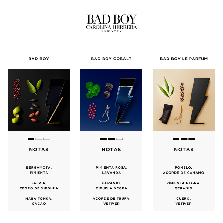 carolina herrera bad boy eau de toilette carolina herrera bad boy eau de toilette