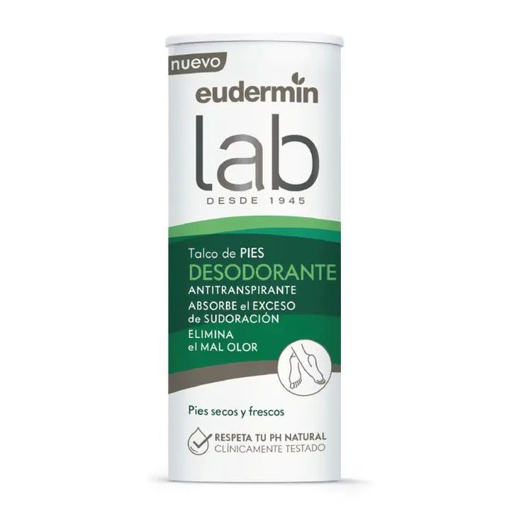 eudermin polvos talco desodorante pies bio maíz 150ml