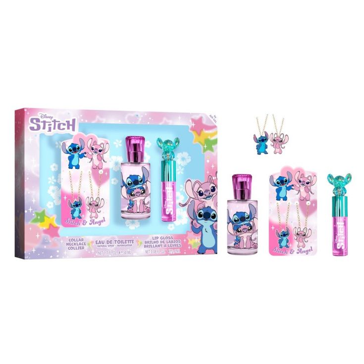 stitch & angel set eau de toilette 50ml estuche 3 piezas