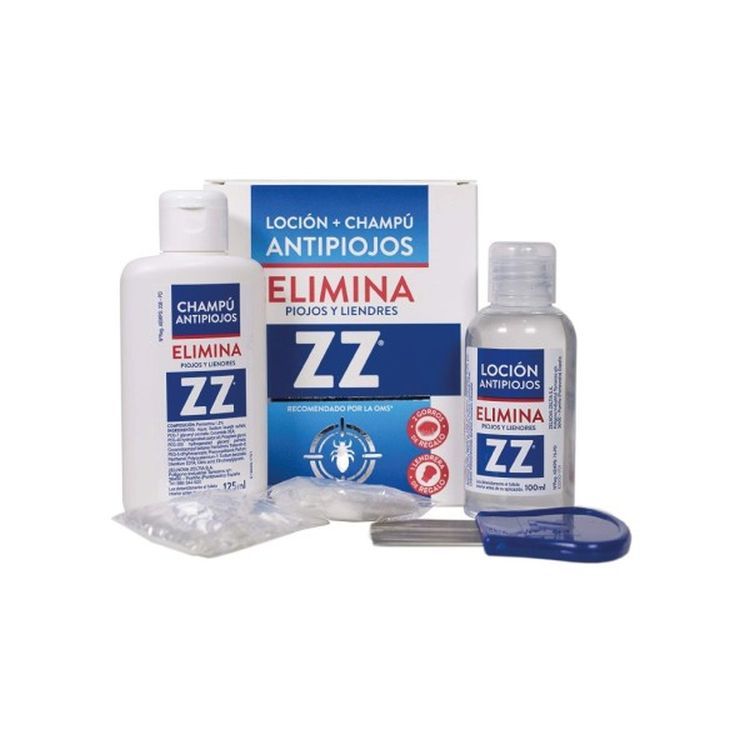 zz locion antipiojos 100ml + champú pack