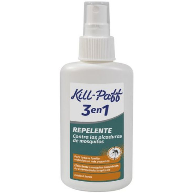 kill-paff locion repelente 3en1 100ml  kill-paff locion repelente 3en1 100ml