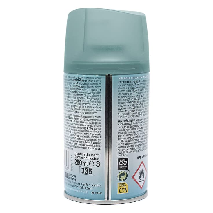 splash coopermatic ambientador colonia infantil 250ml