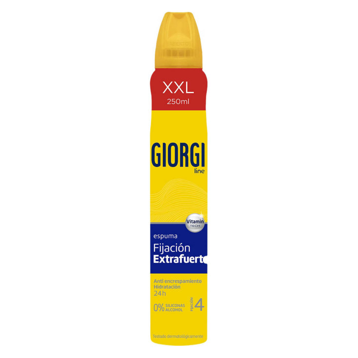 giorgi espuma fijacion extrafuerte 250ml