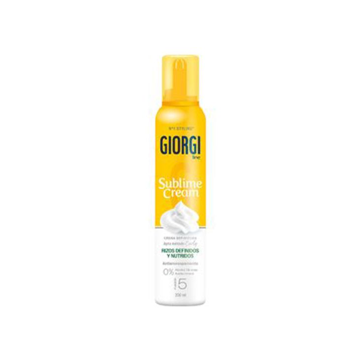 giorgi sublime cream espuma de rizos 200ml giorgi sublime cream espuma de rizos 200ml