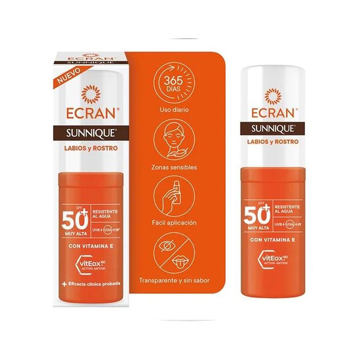 ecran protector solar facial sunnique en stick spf50