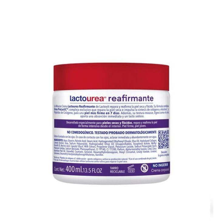 lactovit mousse crema reafirmante lactourea 400ml
