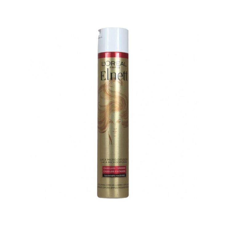 elnett laca fijacion fuerte cabello teñido 400ml