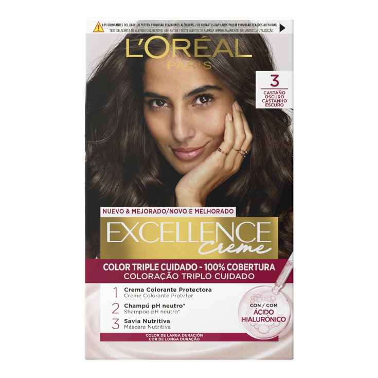 excellence tinte de larga duracion castaño oscuro nº 3