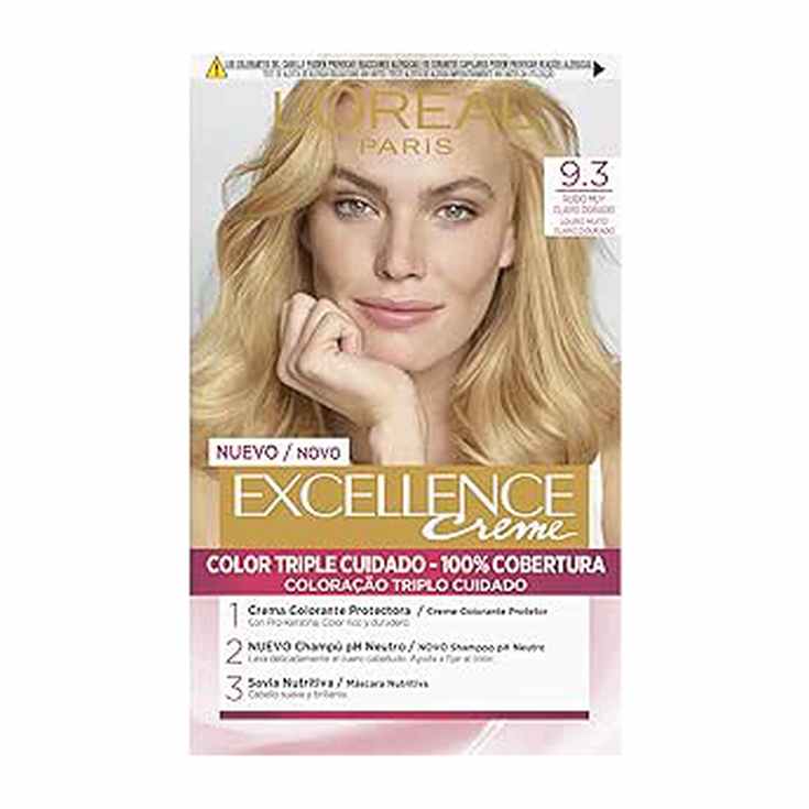 excellence tinte de larga duracion rubio claro claro dorad nº 9.3
