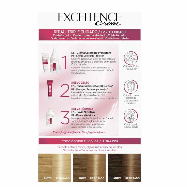 excellence tinte de larga duracion rubio claro claro dorad nº 9.3 excellence tinte de larga duracion rubio claro claro dorad nº 9.3