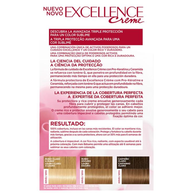 excellence tinte de larga duracion rubio claro nº 9