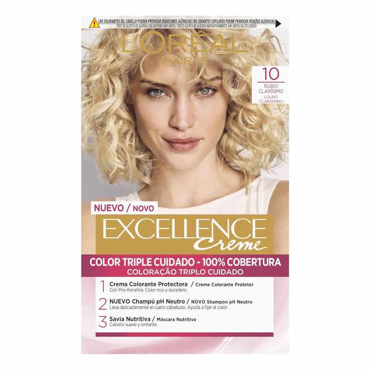 excellence tinte de larga duracion rubio muy claro nº 10 