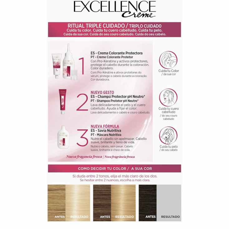 excellence tinte de larga duracion rubio muy claro nº 10 