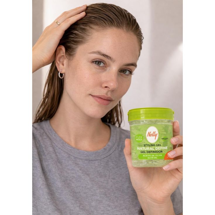 nelly gel definidro de rizos natural define oliva 400ml