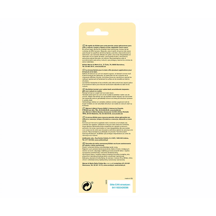 bufalo cepillo para ropa de ante 